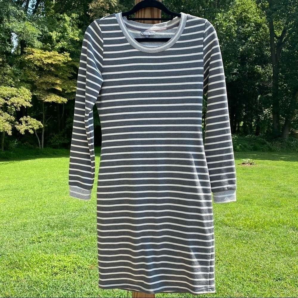 Market & Spruce midi length striped dress SZ Small